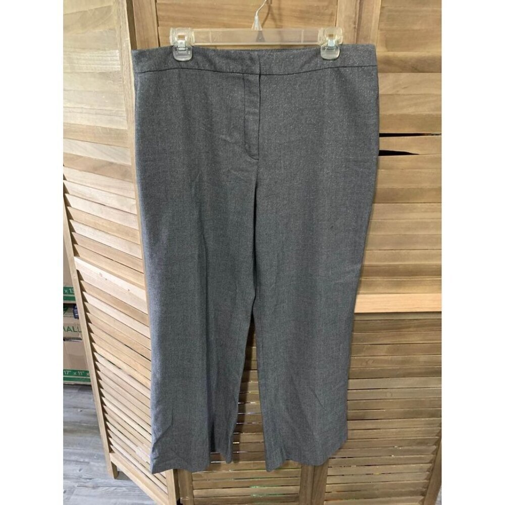 Sag Harbor Stretch Dress Pants Business Casual Sparkle Office Gray Women Size 12